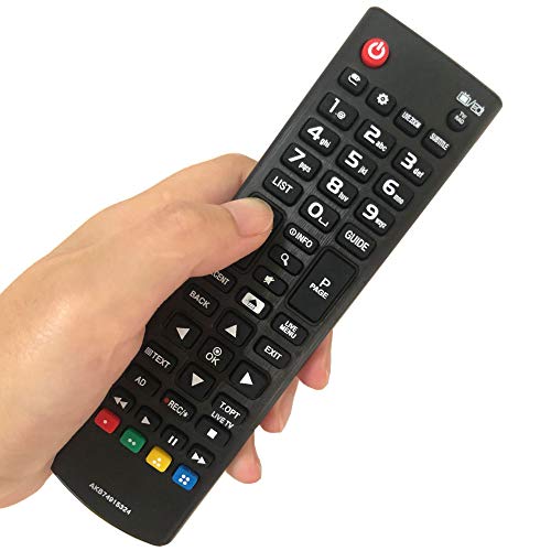 Mando a Distancia para LG TV AKB74915324 Ajuste para LG LCD LED TV y Smart TV Compatible con Todos Mando a Distancia de LG TV
