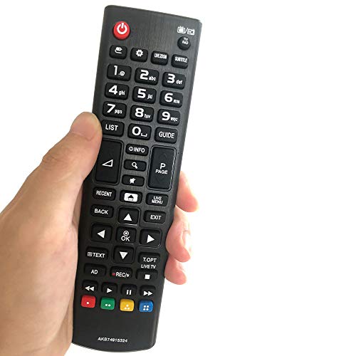 Mando a Distancia para LG TV AKB74915324 Ajuste para LG LCD LED TV y Smart TV Compatible con Todos Mando a Distancia de LG TV