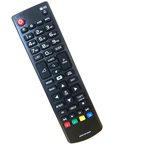 Mando a Distancia para LG TV AKB74915324 Ajuste para LG LCD LED TV y Smart TV Compatible con Todos Mando a Distancia de LG TV