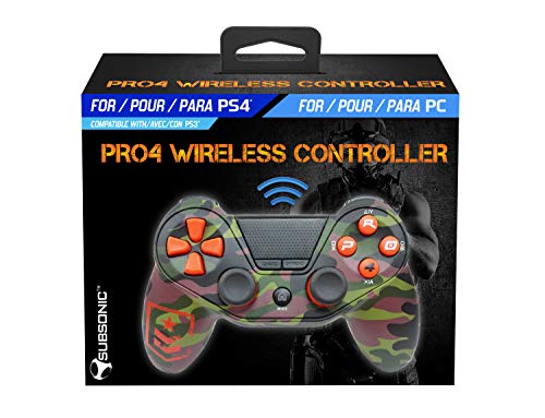 Mando inalámbrico Pro4 FPS wireless controller - Accessorio para consola PS4 / Slim / Pro / PC / PS3 - Camo