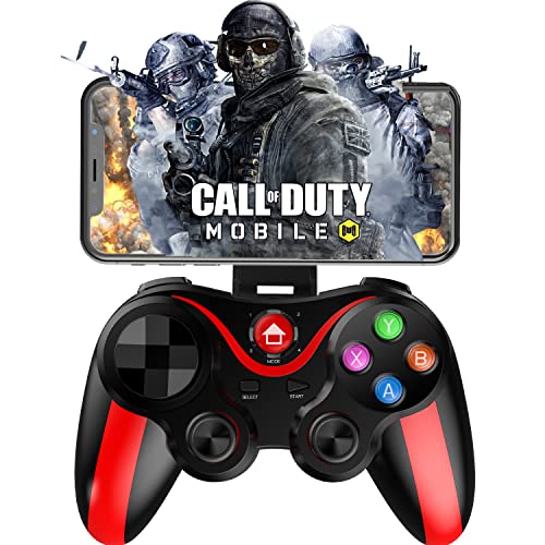 Mandos para Moviles Android iOS, Megadream Key Mapping Gamepad Inalámbrico Joystick Controlador de juegos móvil para PUBG Fotnite - No se necesita plataforma