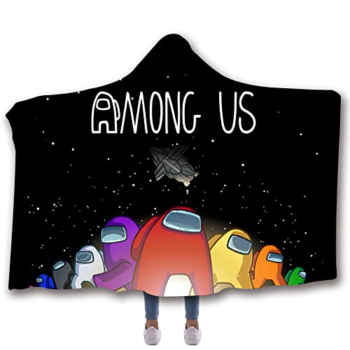 Manta De Felpa para Niños Adultos, Microfibra Among Us Manta De Juego, Súper Cálida, Suave, Ligera Y Acogedora, Manta De Felpa para Sofá Cama, Sofá, Todas Las Estaciones