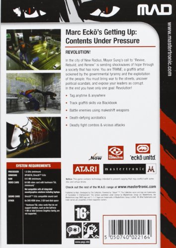 Marc Ecko's Getting Up: Contents Under Pressure (PC DVD) [Importación inglesa]