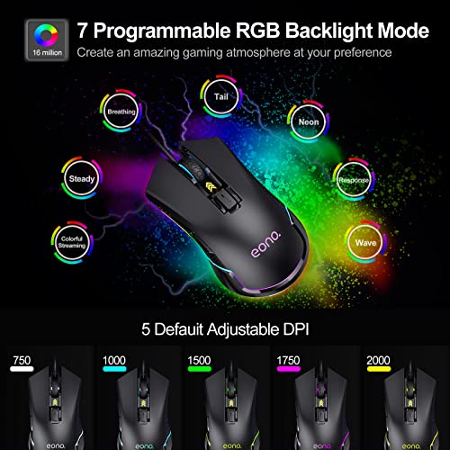 Marca Amazon – Eono ratón gaming