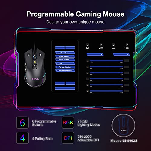 Marca Amazon – Eono ratón gaming