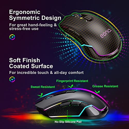 Marca Amazon – Eono ratón gaming