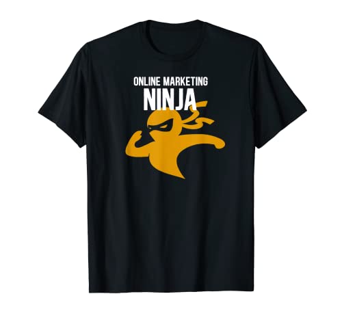 Marketing Online Ninja Rockstar Marketer Anuncios de contenido SEO SEO Camiseta