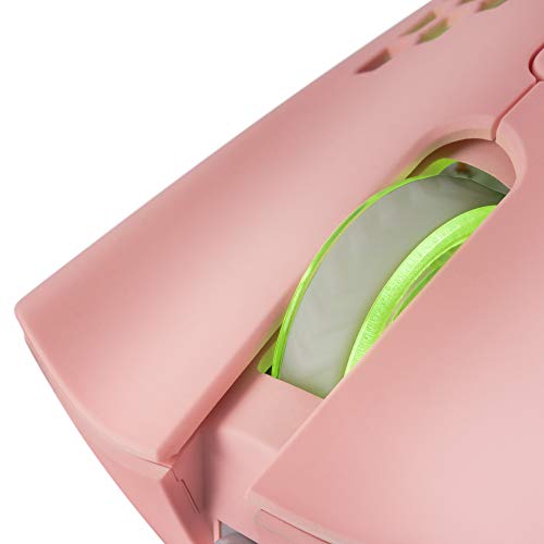 Mars Gaming MMEX Rosa, Ratón Gaming RGB, 32K dpi, Cable Feather, Switches Ópticos