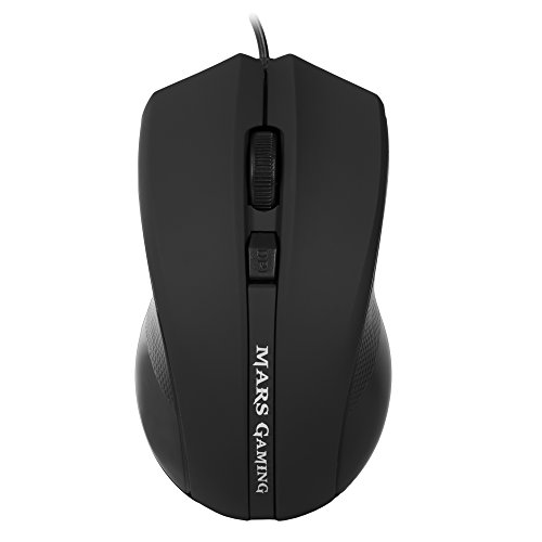 MARSGAMING Mars Gaming MRCP1, Pack 4en1 Teclado,Cascos, Ratón 2800DPI y Alfombrilla 35x25cm