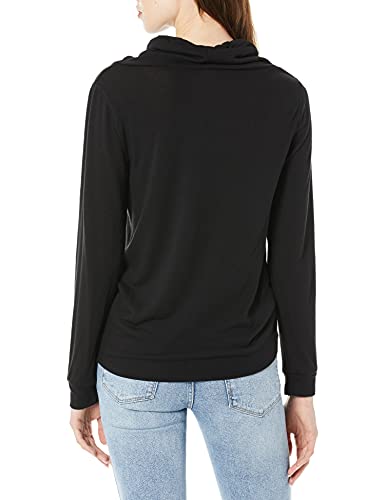 Marvel, Black//Official Venom Crest Junior's Long Sleeved Cowl, Large