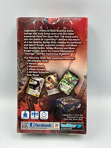 Marvel Legendary Spider-Man Paint the Town Red Deckbuilding Game Expansion
