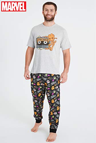 Marvel Pijama Hombre, Pijamas Guardianes de la Galaxia, Regalos Hombre (M)