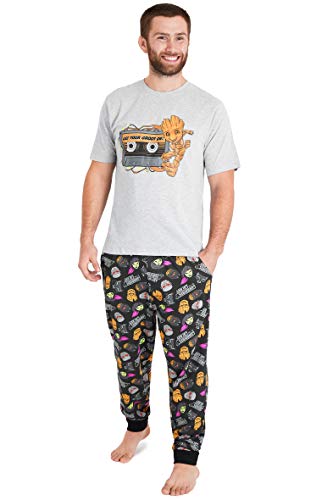 Marvel Pijama Hombre, Pijamas Guardianes de la Galaxia, Regalos Hombre (M)