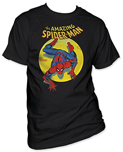Marvel The Amazing Spider-Man Comics - Camiseta para adulto - Negro - X-Large