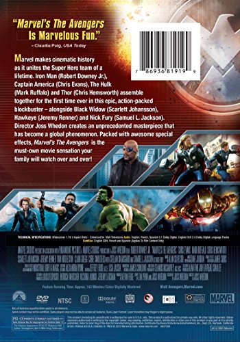 Marvel's the Avengers [Reino Unido] [DVD]