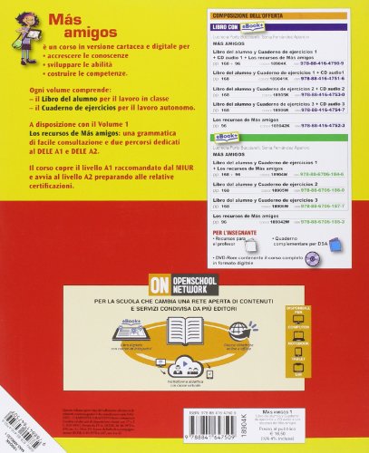 Más amigos. Libro del alumno-Cuaderno de ejercicios. Per la Scuola media. Con e-book. Con espansione online (Vol. 1)