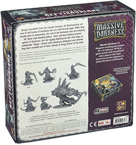 Massive Darkness: Reptisaurians Enemy Box