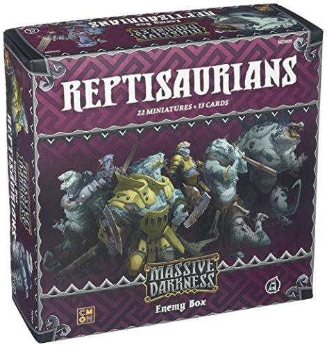 Massive Darkness: Reptisaurians Enemy Box