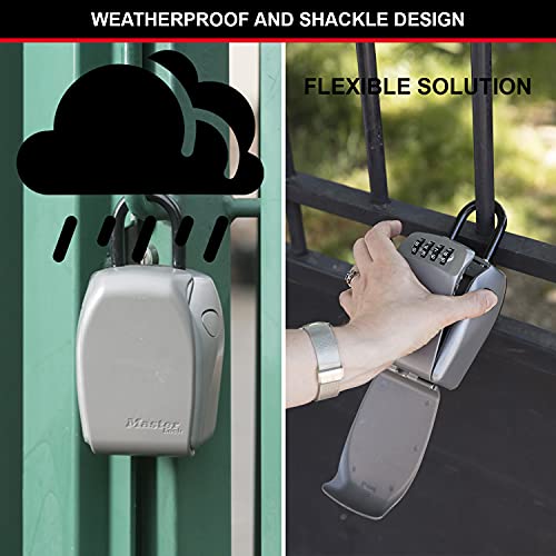 Master Lock Caja fuerte para Llaves [Seguridad reforzada] [Con arco] - 5414EURD - Caja de seguridad