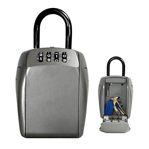Master Lock Caja fuerte para Llaves [Seguridad reforzada] [Con arco] - 5414EURD - Caja de seguridad
