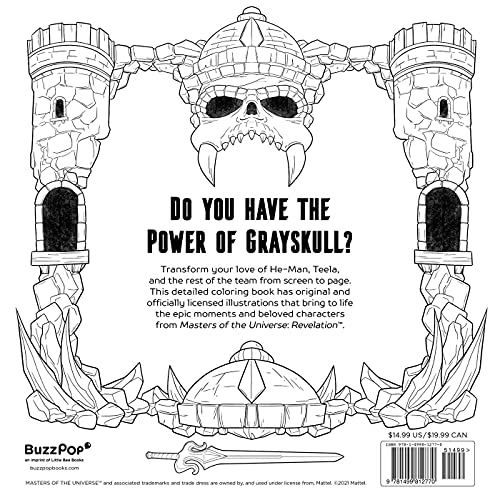 Masters of the Universe: Revelation Official Coloring Book (Essential Gift for Fans)