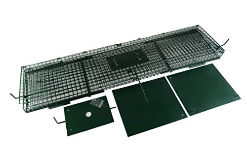 MaxxGarden Trampa de Captura Infaillible – Plegable – Jaula – para pequeños Animales: Conejos, Ratas, roedores – 60 x 18 x 20 cm – con Dos entradas / Wrong brandname: MaxxGarden