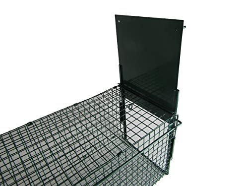 MaxxGarden Trampa de Captura Infaillible – Plegable – Jaula – para pequeños Animales: Conejos, Ratas, roedores – 60 x 18 x 20 cm – con Dos entradas / Wrong brandname: MaxxGarden