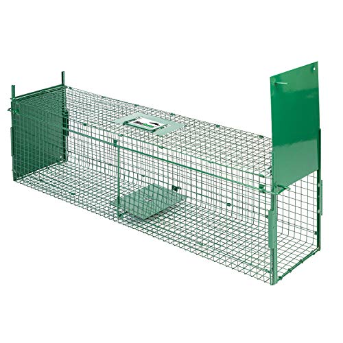MaxxGarden Trampa de Captura Infaillible – Plegable – Jaula – para pequeños Animales: Conejos, Ratas, roedores – 60 x 18 x 20 cm – con Dos entradas / Wrong brandname: MaxxGarden