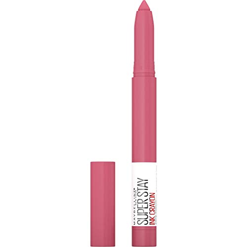 Maybelline New York - Pintalabios SuperStay Ink Crayón tono 90 Keep It Fun, rosa
