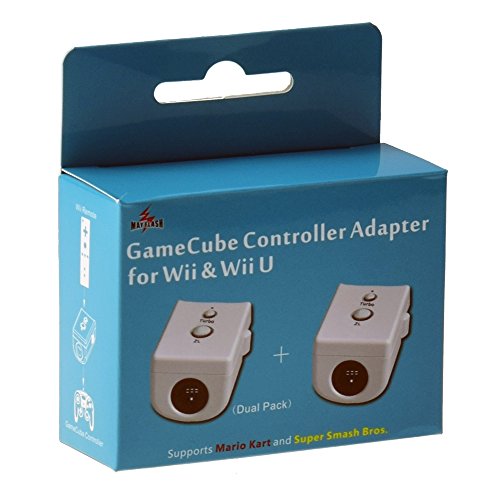Mayflash GC Adaptador Controlador para Wii y Wii U (Paquete Dual)