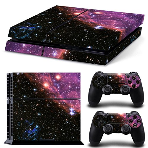 Mcbazel Calcomanías de la Serie Pattern Pegatinas de Vinilo Solo para PS4 original No para PS4 Slim / Pro (Galaxia)