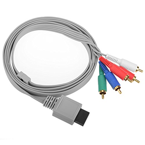 Mcbazel HDAV Component HD AV Cable to HDTV/EDTV for Wii and Wii U