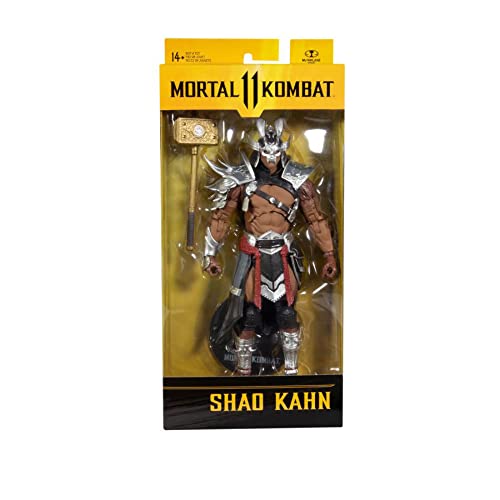 McFarlane Toys Mortal Kombat WV7-Figura Decorativa (17,78 cm), diseño de Shao Kahn, Multicolor (11048-7)