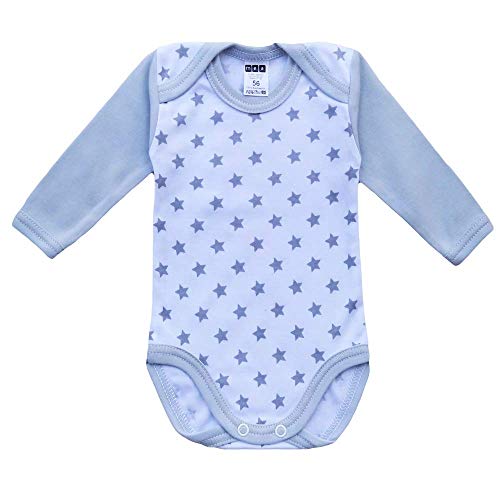 MEA BABY Body unisex de manga larga para bebé, 100 % algodón, 5 unidades, con estampado, body para bebé para niñas, body para bebé para niños Para niña 2 3 mes
