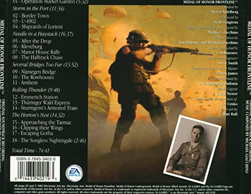 Medal of Honor: Frontline by Unknown (2002-01-01)