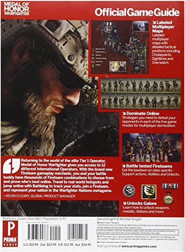 Medal of Honor: Warfighter: Prima's Official Game Guide (Prima Official Game Guides)