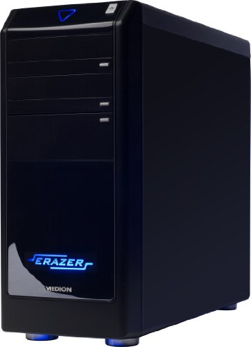 Medion Erazer X7336 D Desktop-PC(Intel Core 2 Quad Q8300 2,5 GHz, 4 GB RAM, 1000 GB HDD, ATI HD5450, DVD, Win 7 HP)