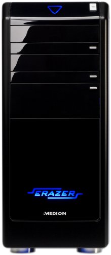 Medion Erazer X7336 D Desktop-PC(Intel Core 2 Quad Q8300 2,5 GHz, 4 GB RAM, 1000 GB HDD, ATI HD5450, DVD, Win 7 HP)