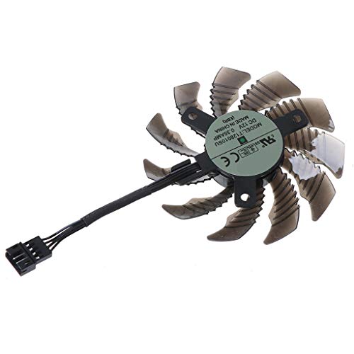 Meipai 1/3 unidades de 75 mm T128010SU ventilador de refrigeración de 4 pines de repuesto compatible para Gigabyte AORUS GTX 1060 1070 1080 G1 GTX 1070Ti 1080Ti 960 980Ti 760 tarjeta de video