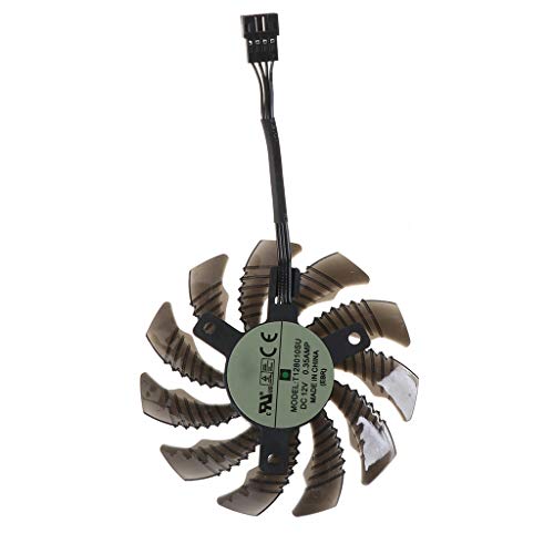 Meipai 1/3 unidades de 75 mm T128010SU ventilador de refrigeración de 4 pines de repuesto compatible para Gigabyte AORUS GTX 1060 1070 1080 G1 GTX 1070Ti 1080Ti 960 980Ti 760 tarjeta de video