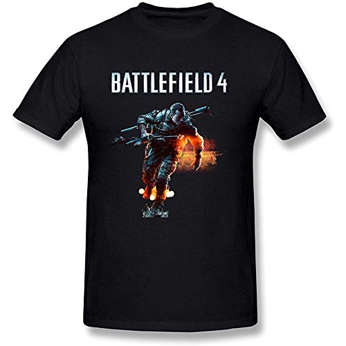 Men's Trendy T-Shirts - Battlefield 4 Game Black