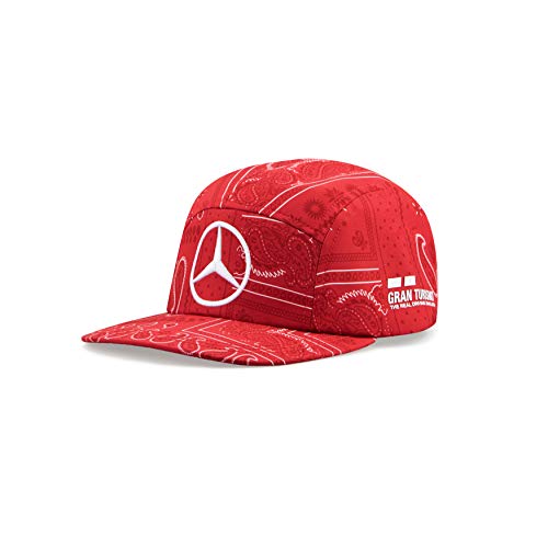 Mercedes-AMG Petronas Mapm Rp Se Lewis Cap Silverstone Gorra de bisbol, Rojo, Talla única Unisex Adulto