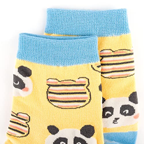 Merclix Calcetines Panda, Calcetines Mujer, Calcetines Divertidos Mujer Originales, Regalo Mujer