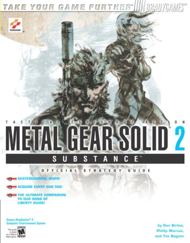 Metal Gear Solid 2: Substance Official Strategy Guide for Playstation 2 (Brady Games)
