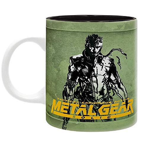 Metal Gear Solid - Taza - Logo Fox Hound - Taza de café - Solid Snake - Mug - Cerámica - Caja de regalo