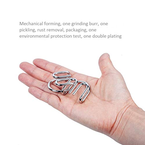 Metal Montessori Puzzle Wire IQ Mind Brain Training Teaser Puzzles,8PCS / Set Metal Montessori Puzzle Wire IQ Mind Brain Training Teaser Puzzles para niños Adultos Juguetes para aliviar el estrés