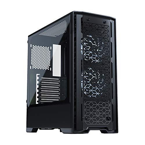 MetallicGear Neo-G Mid-Tower ATX, diseño Frontal de Cristal Templado Decorativo, 2 Ventiladores Digitales RGB Skiron de 120, Controlador D-RGB, Color Negro