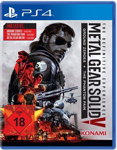 MGS 5 PS-4 Definitive Exp. Metal Gear Solid 5 + Ground Zeroes + DLC [Importación alemana]