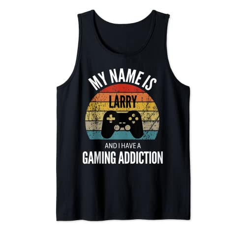 Mi nombre es Larry y tengo una adicción a los juegos Camiseta sin Mangas
