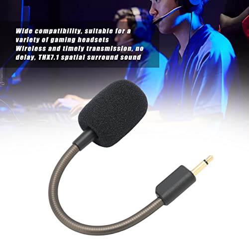 Mic Boom, Auriculares para Juegos, Micrófono, Conector de 3,5 Mm con Cubierta de Espuma para BlackShark V2